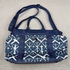 Lug Romper 2 Diamond Tote Bag Purse Blue White Crossbody Shoulder Bag